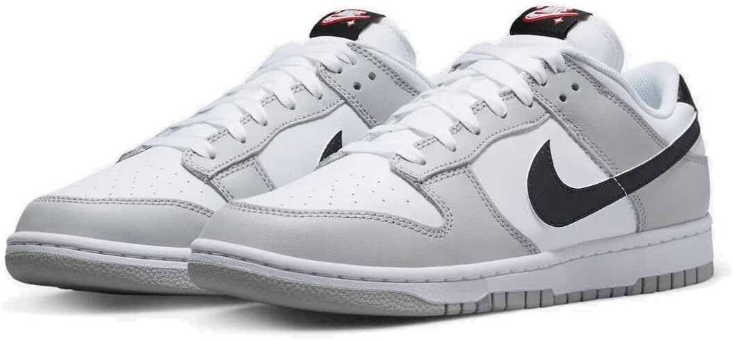 Nike Dunk Low SE Lottery DR9654-001 Grey Fog Light Crimson Men's