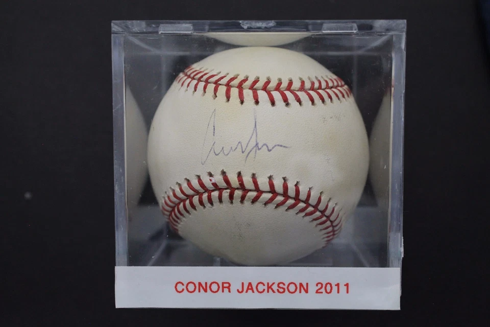 Conor Jackson Boston Medias Rojas Diamondbacks Atletismo Autógrafo Béisbol TriStar H Foto 4 de 4