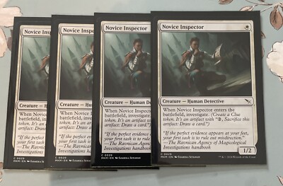 Novice Inspector X4 NM/M Murders at Karlov Manor MKM Magic Gathering MTG