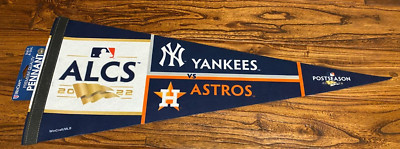 Astros vs Yankees 2022 ALCS Postseason Felt Pennant NEW MLB 12 x 30 MLB Wincraft