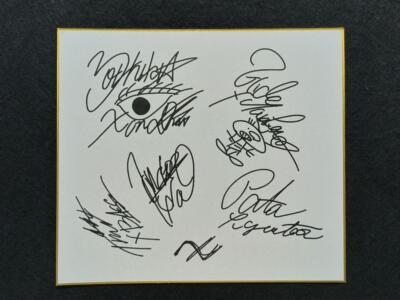 ミュージシャン wwfYOKOZUNA autograph X JAPAN Autograph Japanese Rockstar Musician Artist Autograph