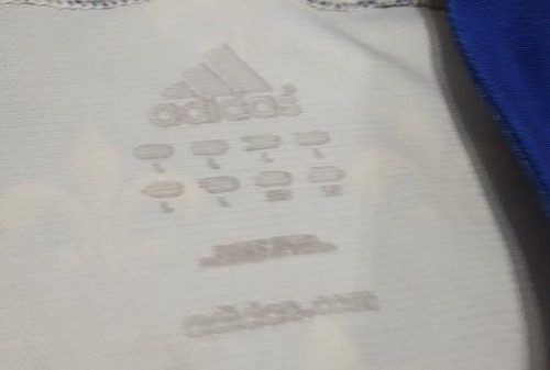 Stade Francais Paris Rugby Home Shirt 2008/2009 - Adidas Large L Jersey Blue Top - Picture 5 of 9