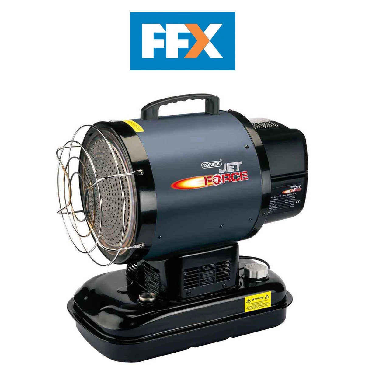 Draper 17111 17kw Jet Force Infrared Diesel Kerosene Space Heater 60000 BTU  | eBay