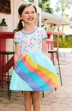 NWT Girls MATILDA JANE Lets go together Roy G Biv Dress size 2