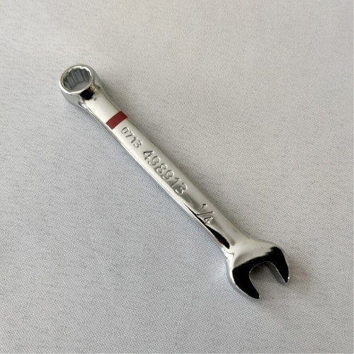 KOBALT 1/4 in. Stubby Combination Wrench - SAE - Polished Chrome - Fast Shipping - Picture 2 of 3