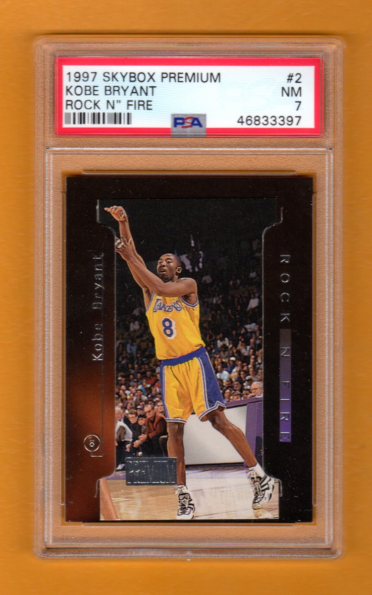 KOBE BRYANT 1997-98 SKYBOX PREMIUM ROCK N' FIRE # 2 2nd YEAR