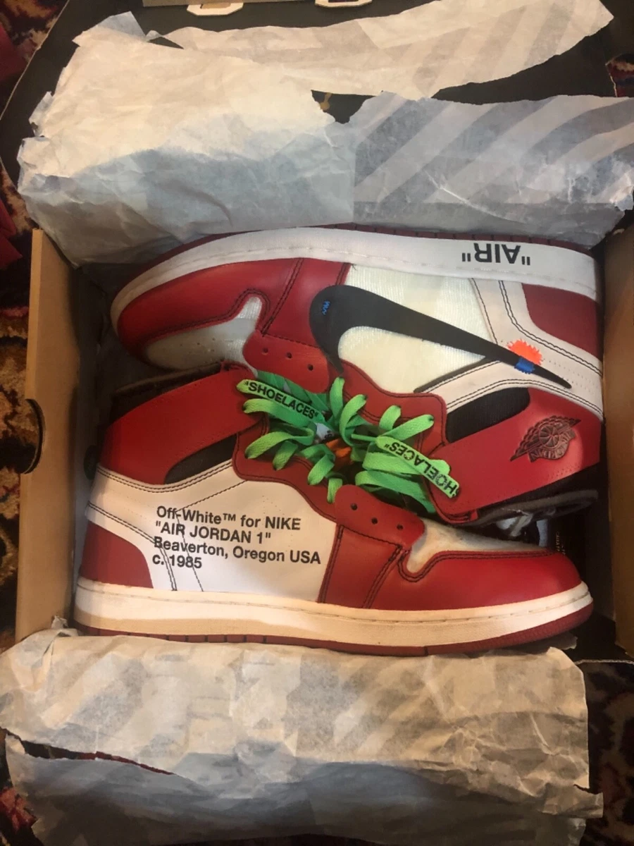 Jordan 1 chicago store x off white price