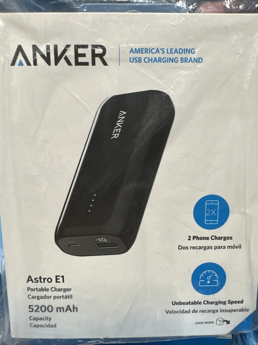 ANKER Powercore 5200mAh Power Bank Astro E1 Portable Charger