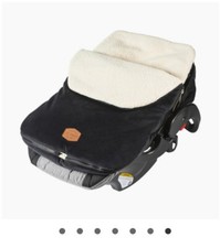 JJ Cole Bundleme Super Soft Plush Inner Faux For Car Seat  Strollers Warm Therm