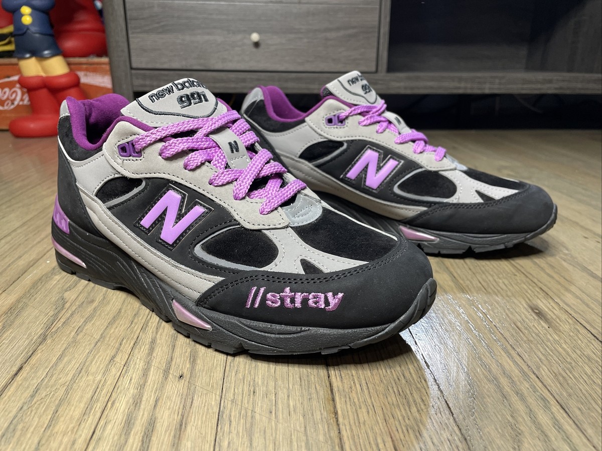 New Balance Stray Rats M991SRP Men's Size 8 Black Grey New Balance Stray Rats M991SRP Men's Size 8 Black Grey