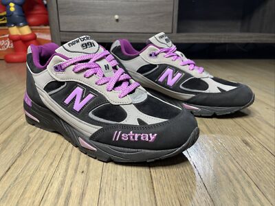 New Balance Stray Rats M991SRP Men's Size 8 Black Grey New Balance Stray Rats M991SRP Men's Size 8 Black Grey