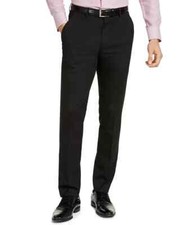  135 Alfani Black Men's Black Slim Fit Solid Suit Pants 32 x 30 yja2726