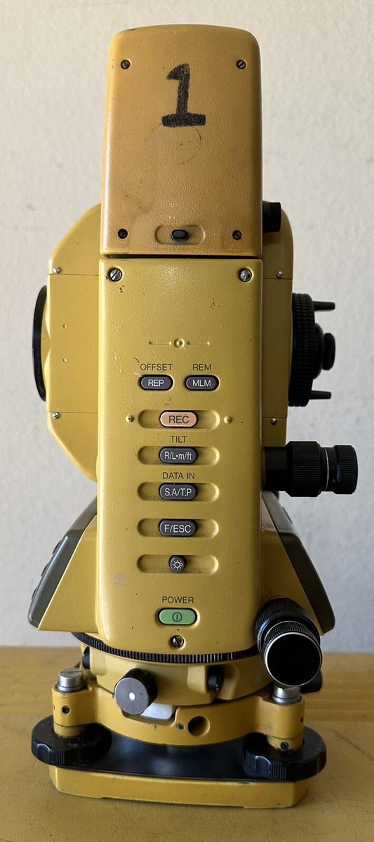 Topcon GTS-301 Electronic Total Land Surveying Data Topcon GTS-301 Electronic Total Land Surveying Data