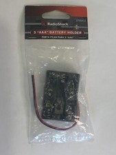 RadioShack 3 AAA Cell Battery Holder with Wire Leads