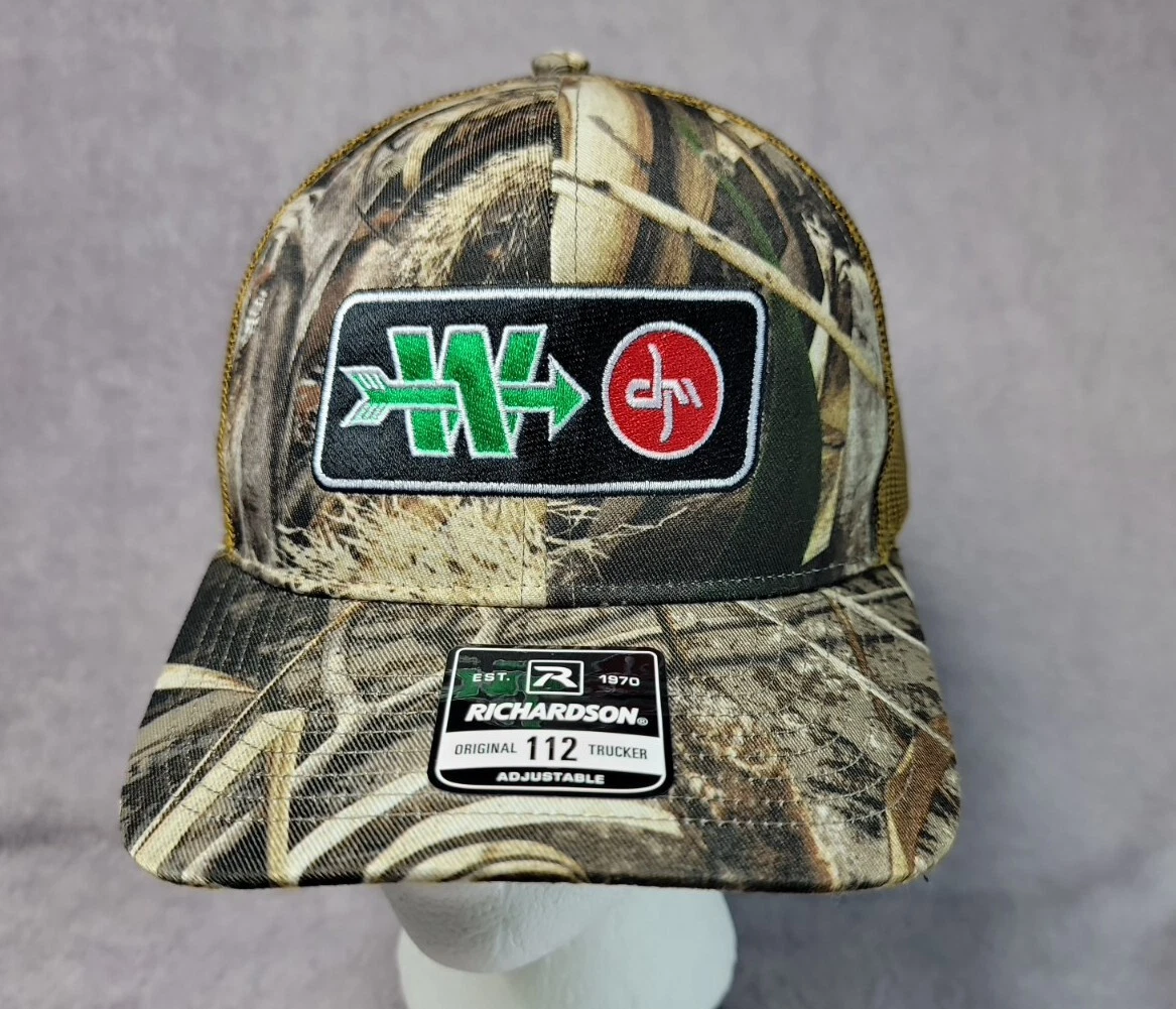 Realtree Max-5 Patch Ajustable SnapBack Camo Trucker Hat 100% Polyester