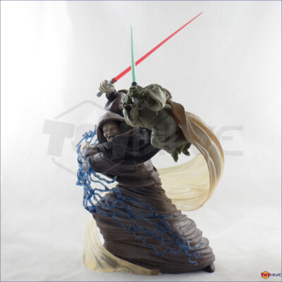 Star Wars Unleashed Yoda vs Darth Sidious Palpatine - loose 100