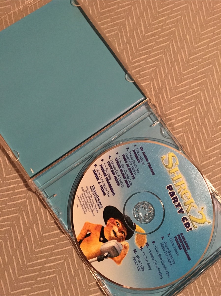Shrek 2 Party CD (CD, 2004) 6 Songs from Shriek 2 Shrek