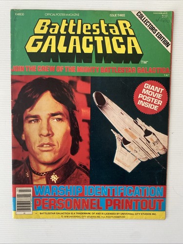 BATTLESTAR GALACTICA Official Poster Magazine issues #1 2 & 3 (K48830) Giant - Picture 12 of 16