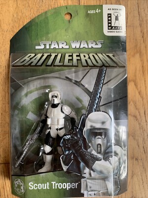 Scout Trooper 2004 STAR WARS Battlefront Game Stop Exclusive