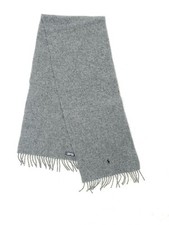 POLO RALPH LAUREN Lambswool Scarf Gray Solid