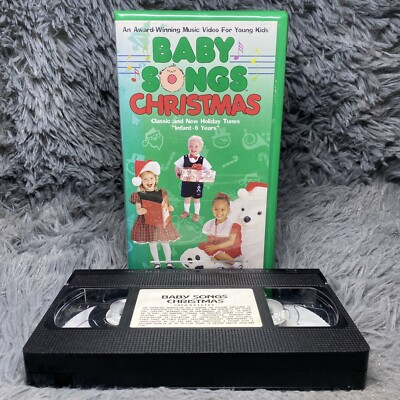 Baby Songs Christmas VHS Tape 1999 Video Tape Infant 6 Years Childrens Kids Show