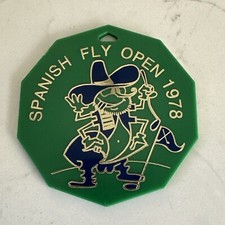 Vintage 1978 Golf Bag Tag Milline Club Southern California Golf Advertising SCGA