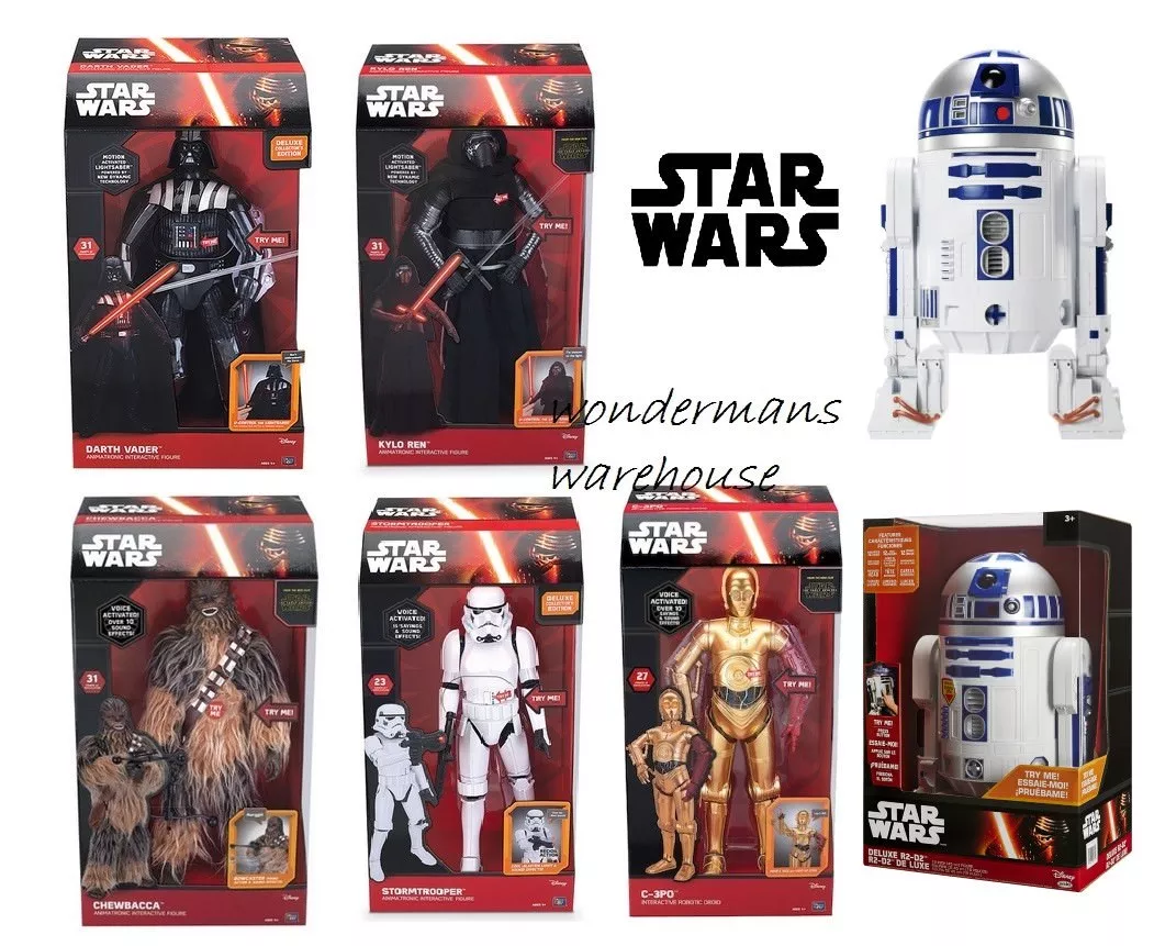 Star Wars Animatronic Interactive Figures Darth Vader Kylo Ren C
