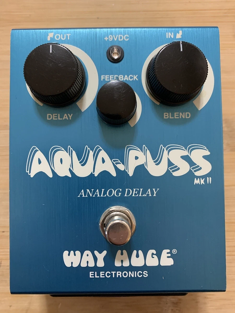 Way Huge Electronics WHE 701 Aqua Puss Analog Delay Guitar Pedal