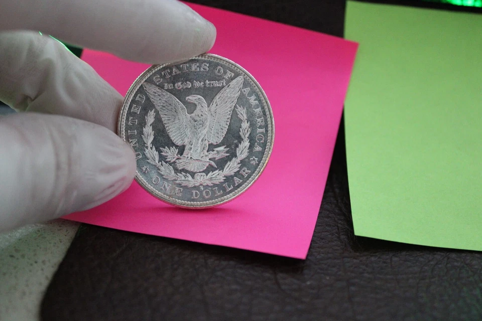 1880 S MORGAN SILVER DOLLAR~~LOOKS DMPL! VERY GLASSY AND FROSTY:)~~GORGEOUS!! - Image 3 of 3