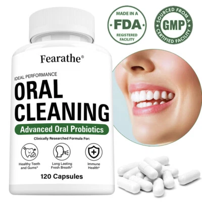 FEARATHE ORAL CLEANING - Advanced Oral Probiotics Formula, Improve Teeth Gums Bad Breath