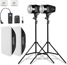 Godox Professional Studio Strobe Lights Kit for Photography, Softbox...
