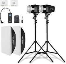 Godox Professional Studio Strobe Lights Kit for Photography, Softbox... 