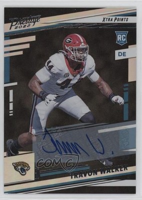 2022 Prestige Rookies Xtra Points Premium Signatures Travon Walker Auto 11zx