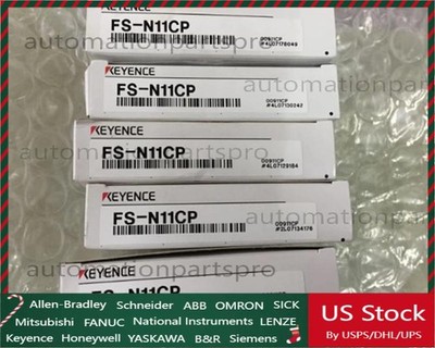 KEYENCE FS-N11CP Fiber Optic Sensors FSN11CP New In Box One US Free TAX