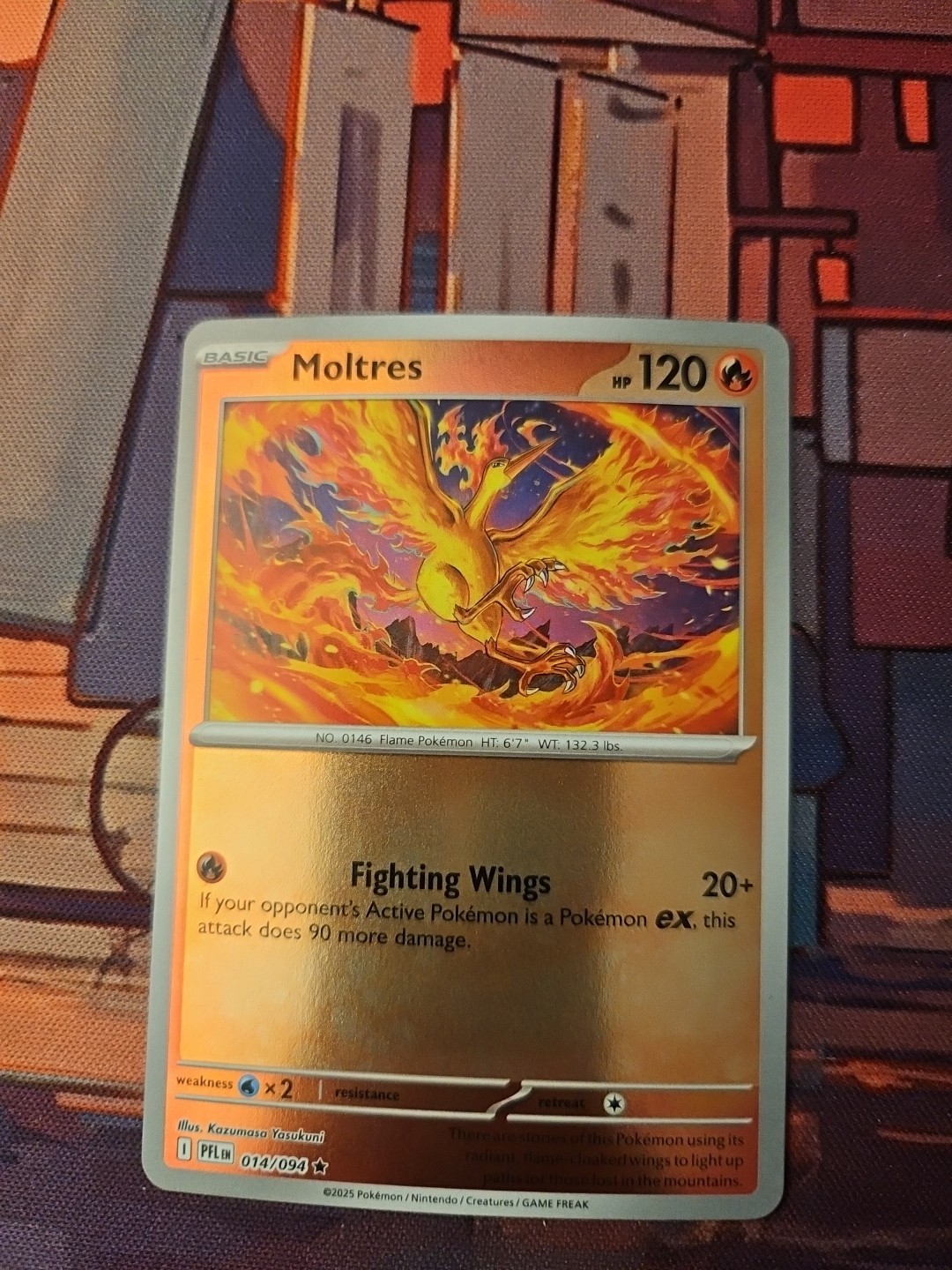 Moltres 014/094 Phantasmal Flames Reverse Holo