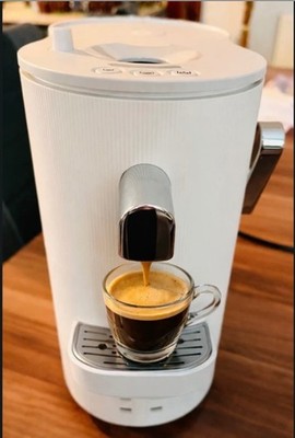 Coffee B Globe Kaffeemaschine Cafe Royal weis neuwertig