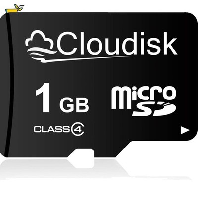 Cloudisk 1GB Micro SD Karte C4 - Stoßfest &  für Verlässliche Nutzung