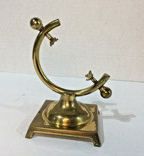 Vintage Adjustable Brass Pocketwatch Display Stand or Holder USA G5