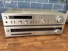 Technics SU-Z22 Silver Stereo Amplifier + Technics ST-Z11L Radio Tuner - Working