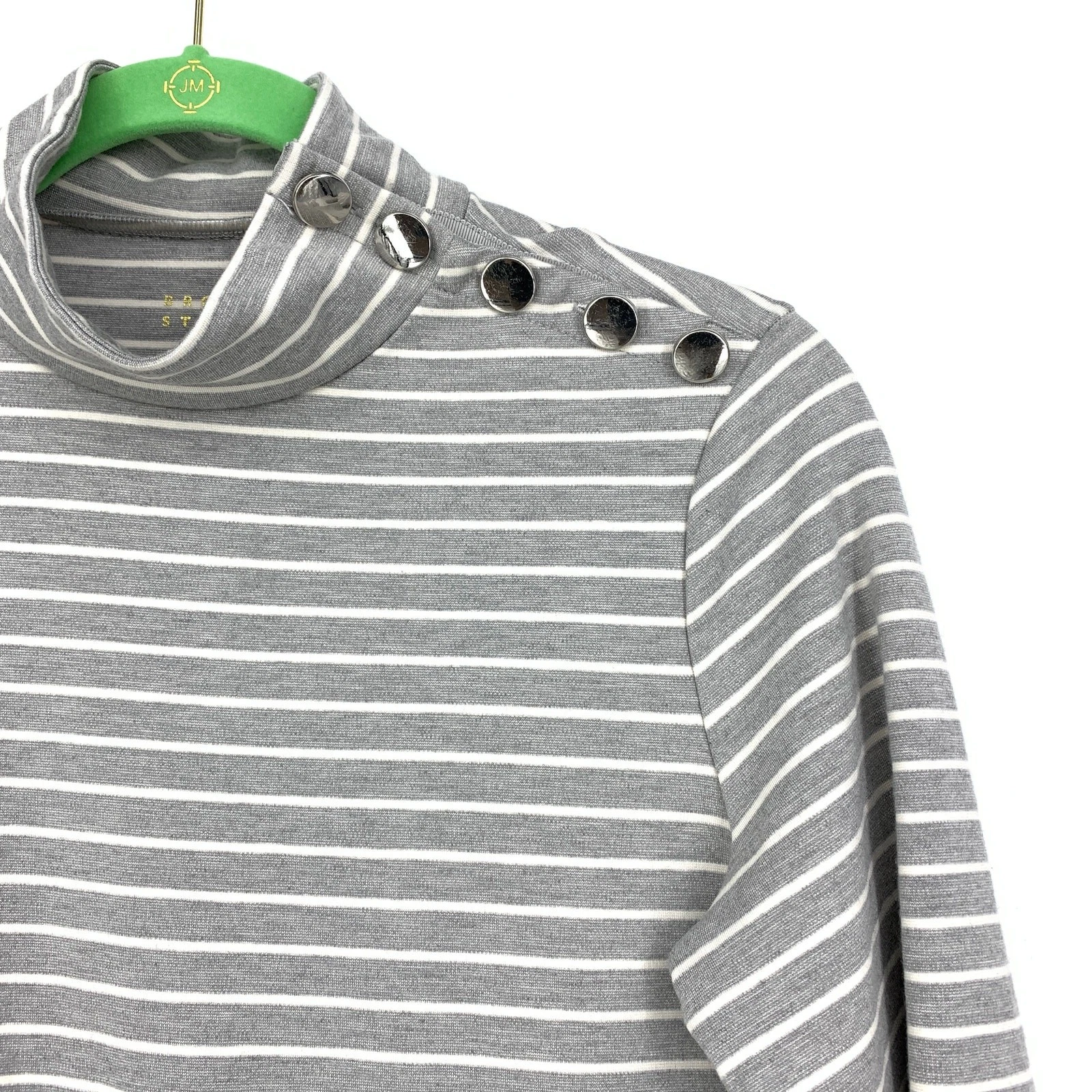 Abito donna Broome Street Kate Spade taglia small grigio bianco a righe