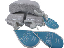 PUMICE STONE NATURAL PEDICURE FOOT SCRUBBER  Lot of 3 