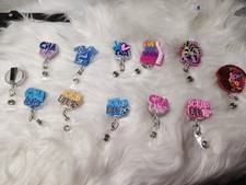 CNA LIFE REEL BADGE HOLDER - Retractable ID Certified Nurse Assistant Life Clip