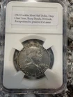 1963-P Franklin Half Dollar Beautiful Shiny Luster Encapsulated