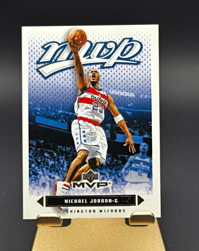 Upper Deck 2003-04 MVP Michael Jordan Washington Wizards #190 Basketball Card