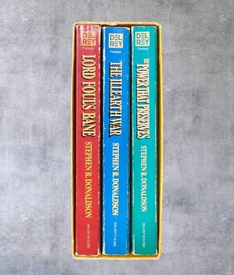STEPHEN R. DONALDSON The Chronicles of Thomas Covenant the Unbeliever 3 Books