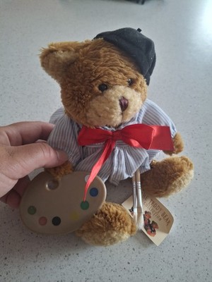The Teddy Bear Collection Alphonse The Artist mit Palette & Pinseln Neu 