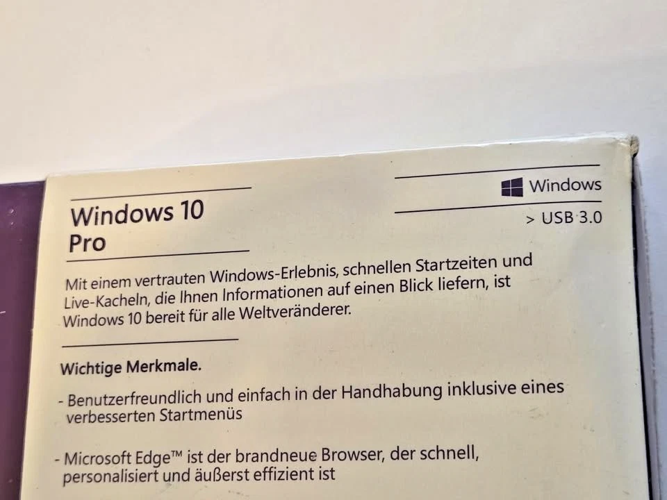 Microsoft Windows 10 Professional USB 64/32 Retail Boxed Sealed Original - Image 4 of 4