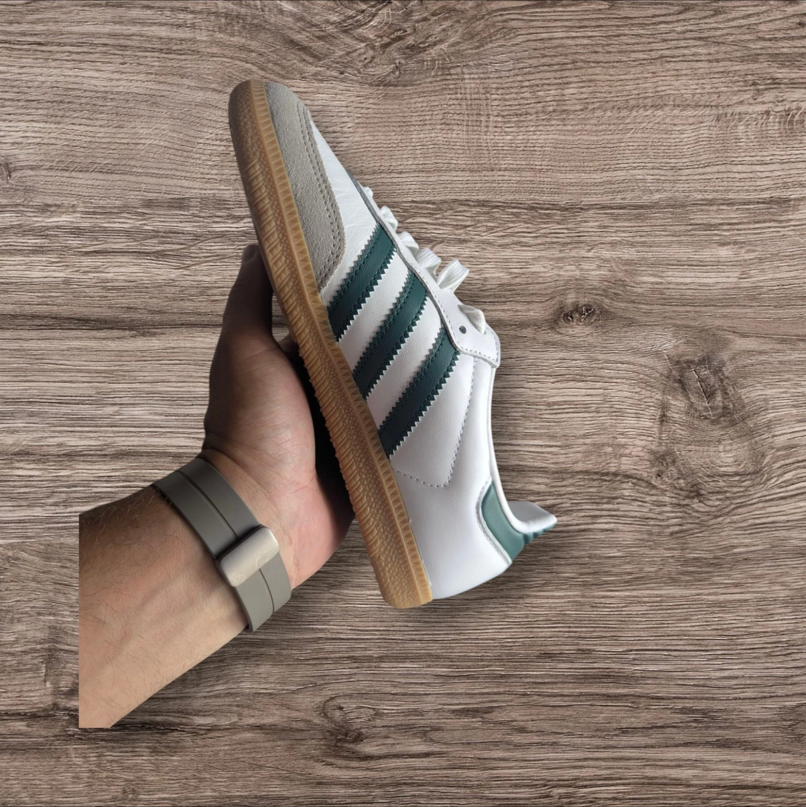 Adidas Samba OG scarpe da ginnastica uomo taglia UK 4 nuove prezzo consigliato £ 90