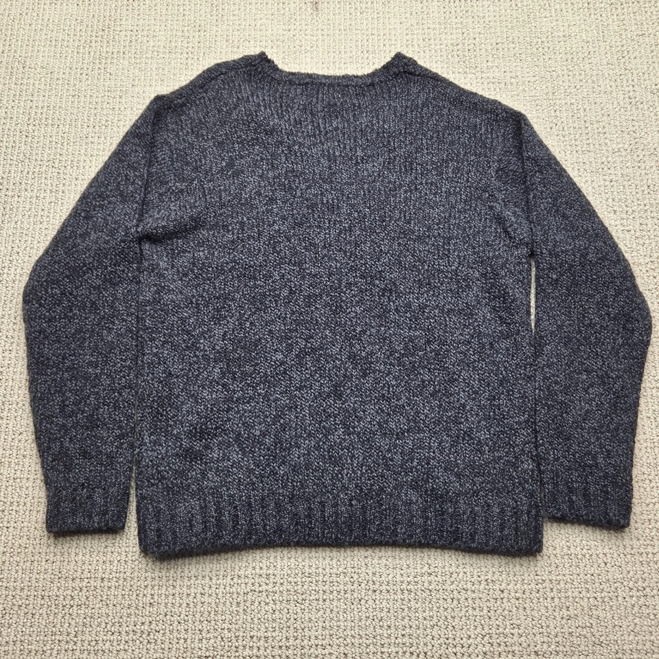 Suéter De Colección Fiorlini International Para Hombres Pequeño Gris Cuello en V Tejido Mezcla de Lana Foto 3 de 4