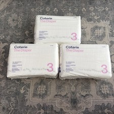Coterie The Diaper Size 3 (14-24 lbs) - 3 Packs, 84 Total diapers Sealed